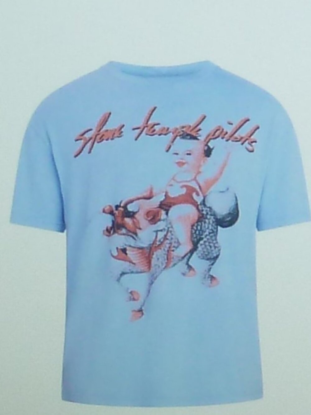 Stone Temple Pilots T Shirt Mens Small Blue Jubilee Tour Baby Dragon Graphic